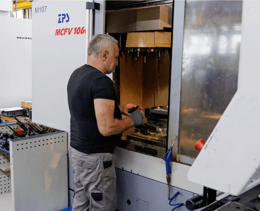 Moderne CNC-Fertigung